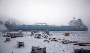 El buque cisterna fletado por el Comando de Transporte Marítimo Militar MV Maersk Peary