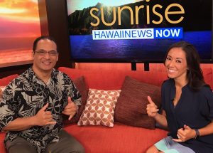 Christina Starks, PA-C, on Hawaii News Now Sunrise talking about gout and the Walk to Cure Arthritis
