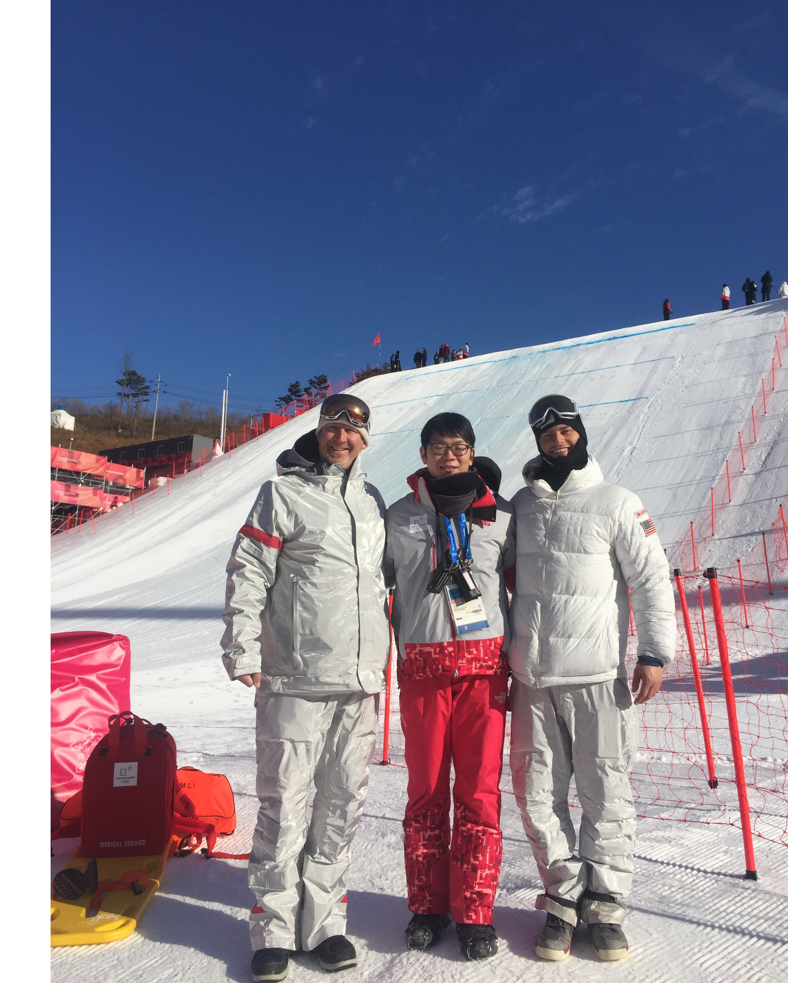 PA Kyle Wilkens with Dr. Shen and Jason Switzer