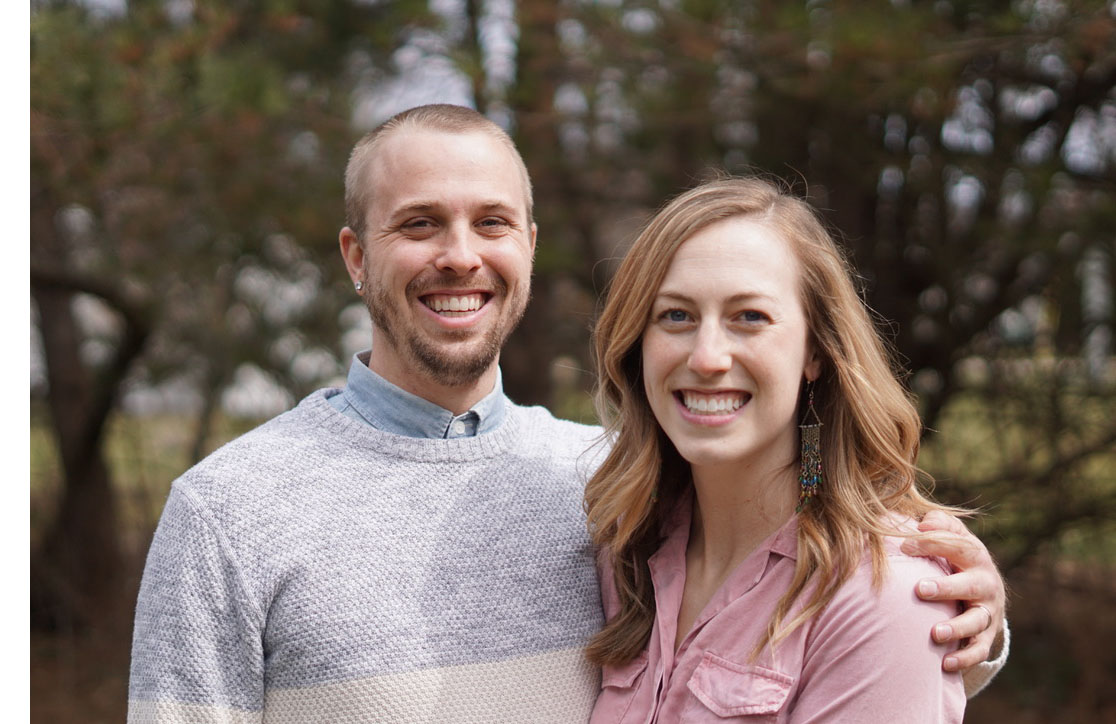 Courtney Smith and husband