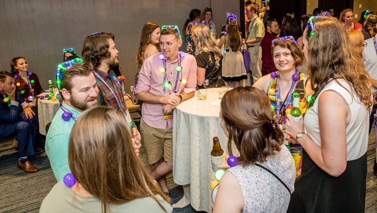 Students at the AAPA 2018 Shaking Hands Taking Names event