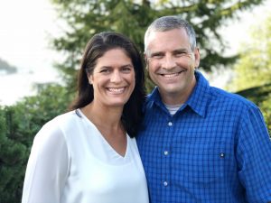 Corey Asbell with his wife Kristy Asbell