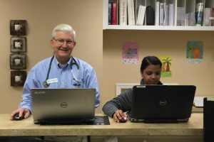 Karishma Patel, PA-C, with Terrence Moore, MD