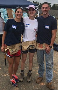PA students at a Habitat for Humanity build