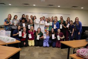 PA students from Concordia University volunteering with the Healthy Snack Packing program of the Boys and Girls Club of Greater Milwaukee