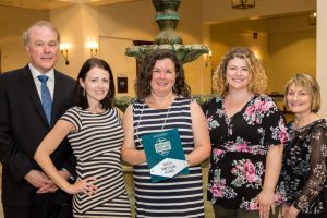 Seattle Cancer Care Alliance staff with their Employer of Excellence award