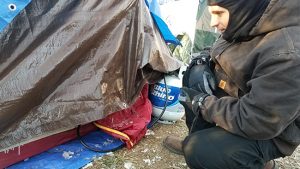 Brett Feldman habla sobre uno de sus antiguos pacientes cerca de Allentown, Penn