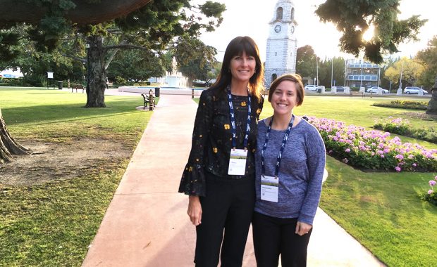 Tiffany Hodgson and Alexandra Kayat at the National Rural Health Conference