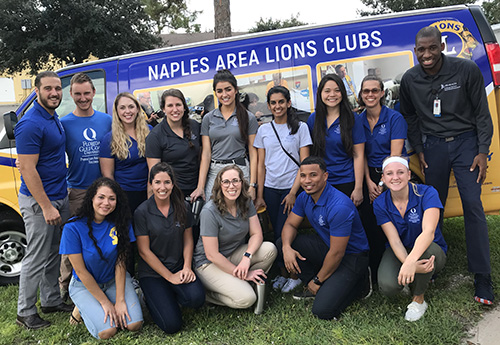 Estudiantes de Pensilvania de la Universidad de la Costa del Golfo de Florida