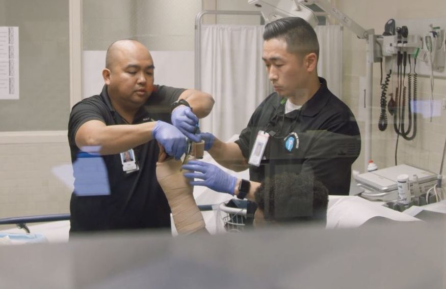 Kyle Vivo and Brian Ko working