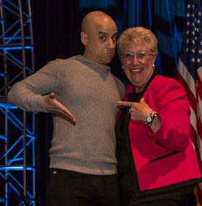 Josanne Pagel with AAPA speaker, Zdogg