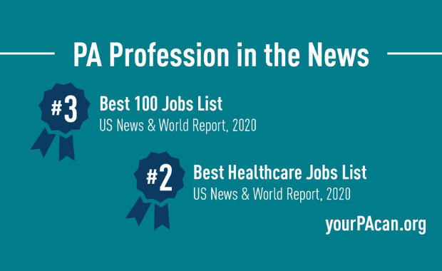 PA Profession in the News graphic
