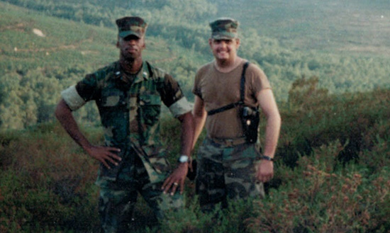Johnnie Gilpen in 1996 stationed in Tunisia