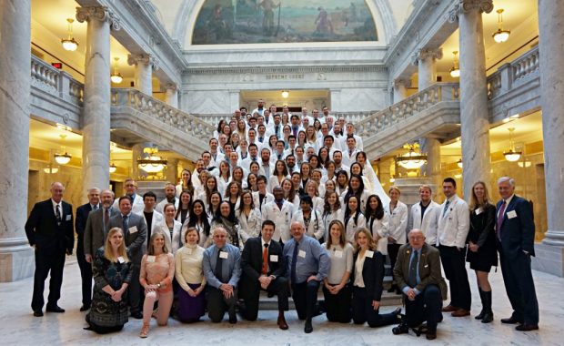 PAs participating in the PA Day on the Hill at the Utah Supreme Court