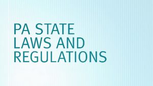 PAs State Laws and Regulations thumbnail