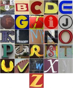 Letters of the Alphabet