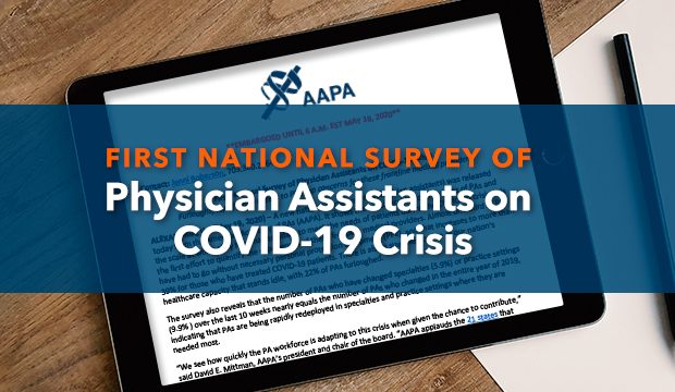 First National Survey of PAs on COVID-19 Crisis thumbnail