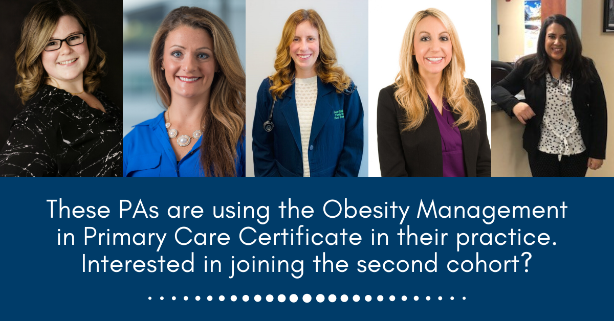 Obesity Management Certificate Program a Win for PAs and Patients - AAPA
