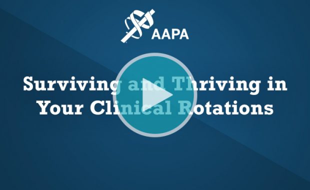 Thumbnail for Surviving and Thriving in Your Clinical Rotations webinar