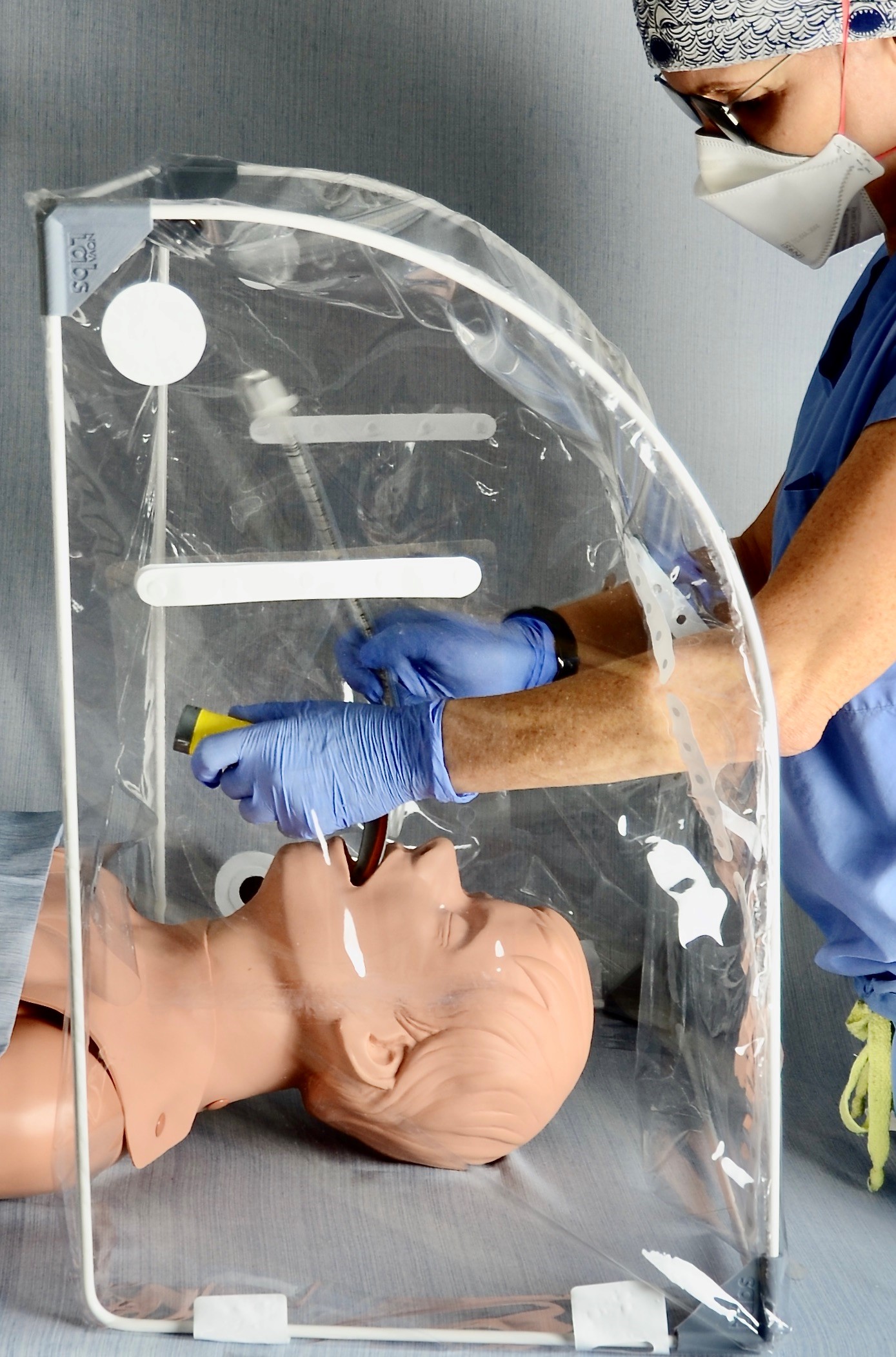 Amy Keim, PA-C, and Airway Procedure Tent