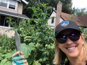 Rachael Jarman gardening