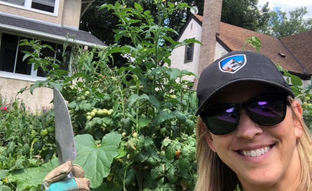 Rachael Jarman gardening