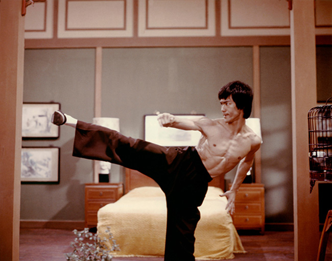 Bruce Lee, in 1973’s Enter the Dragon