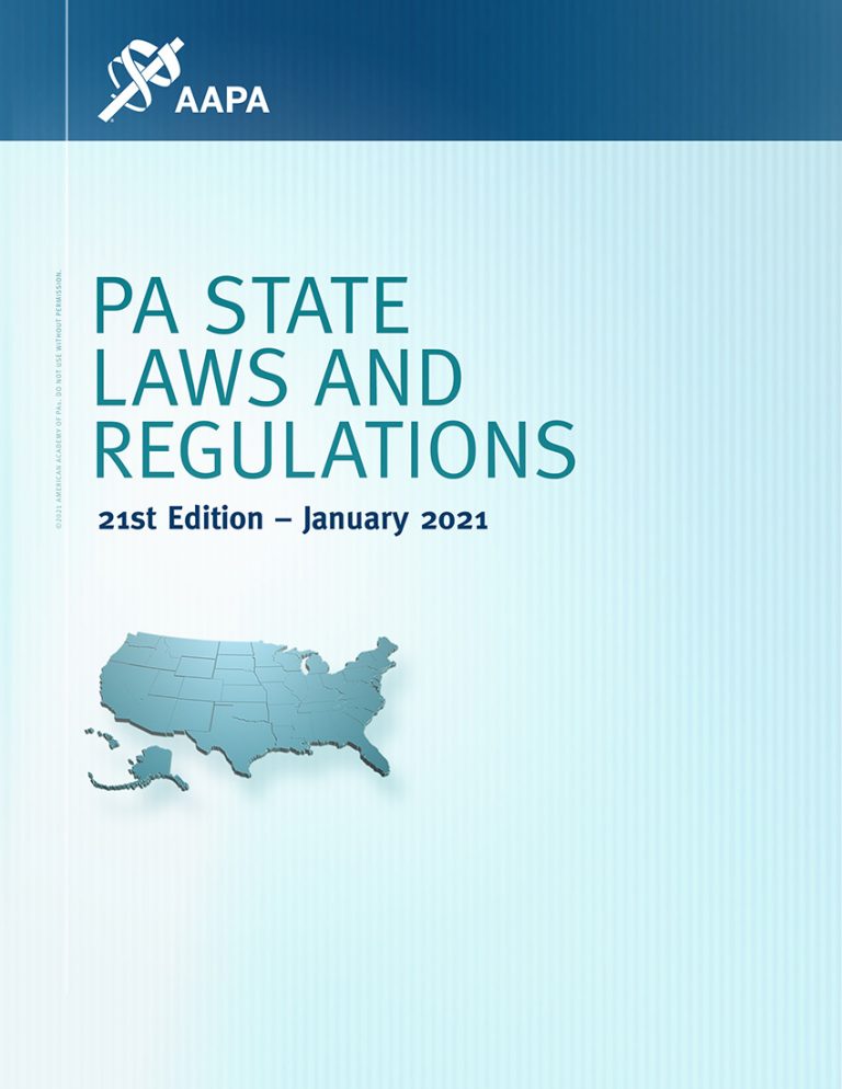 PA State Laws and Regulations, 21st Edition AAPA