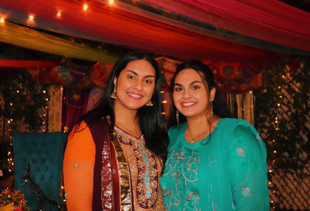Sara Naeem with her sister