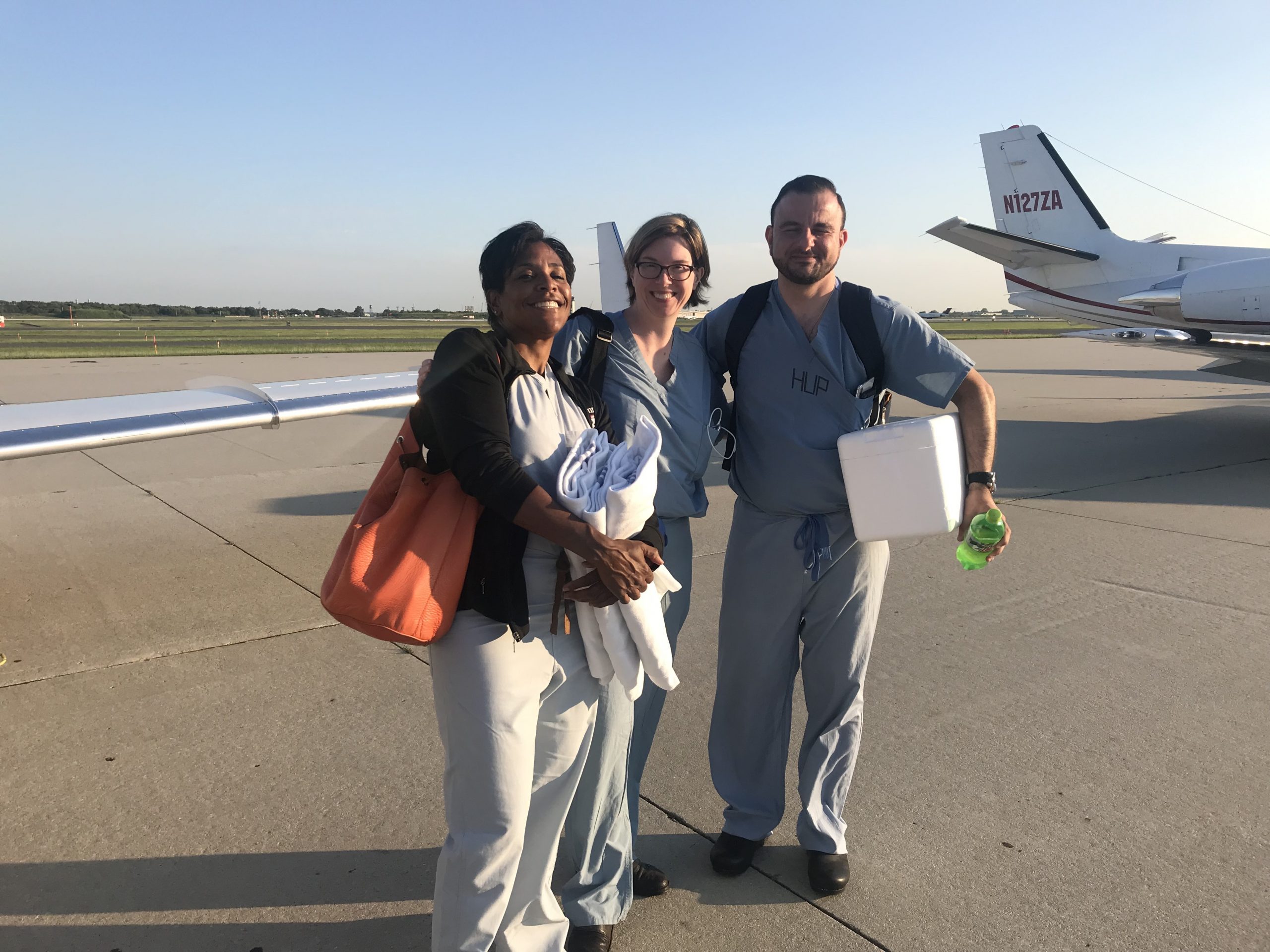 Georgeine Smith, Dr. Paige Porrett and Dr. Nawar Latif