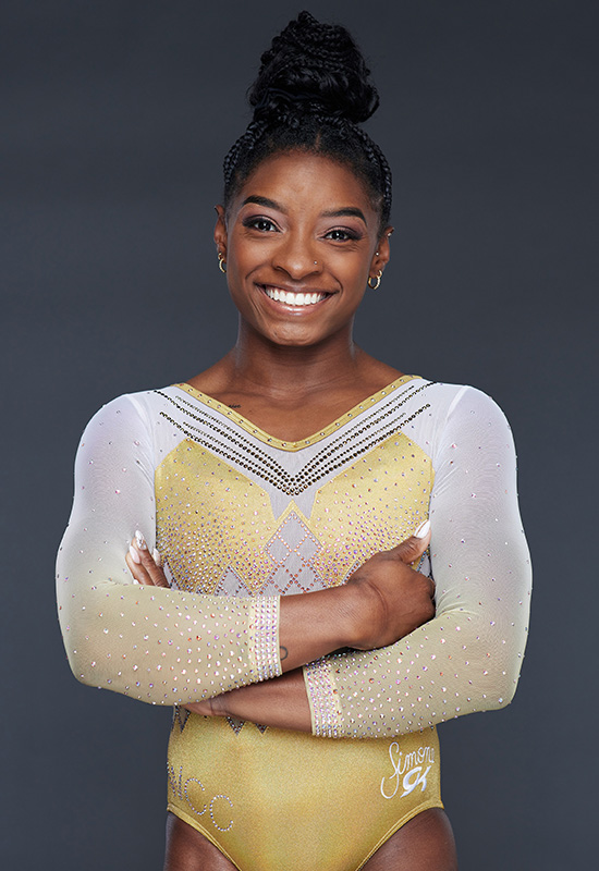 Foto de cabeza de Simone Biles