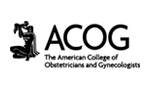 Logotipo del Colegio Americano de Obstetras y Ginecólogos