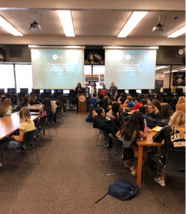 students in a classroom 