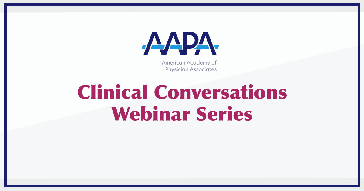 Clinical Conversations Webinar Series thumbnail
