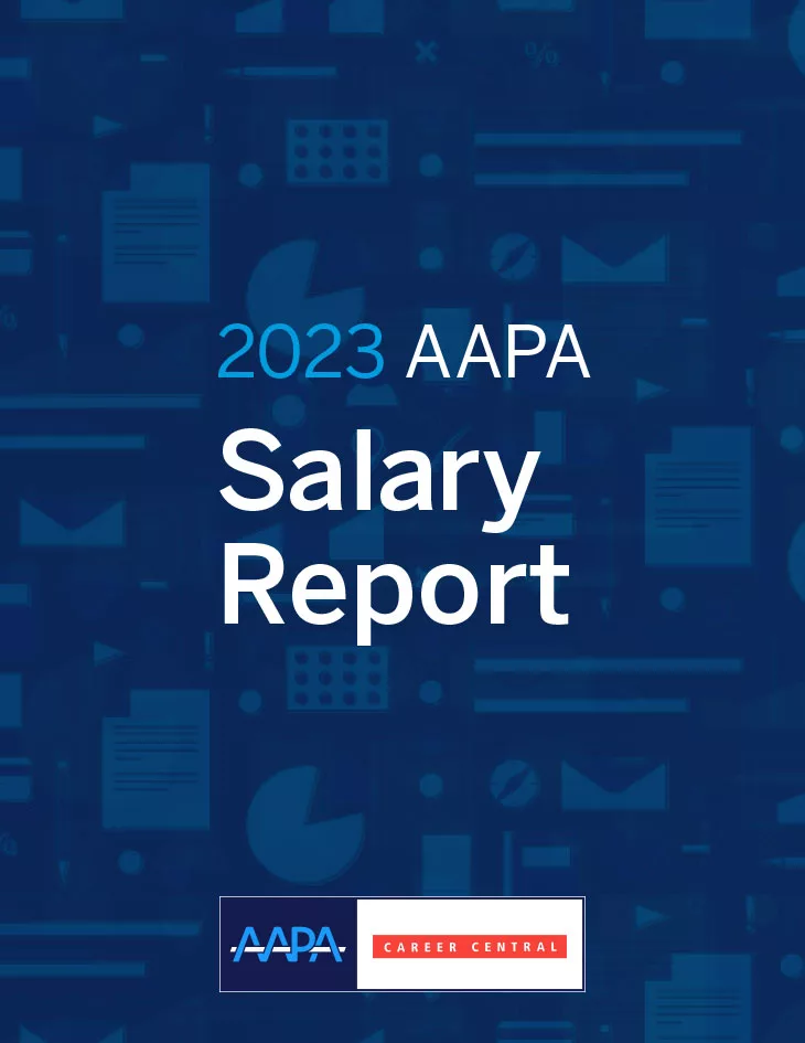 Portada del informe salarial de la AAPA de 2023