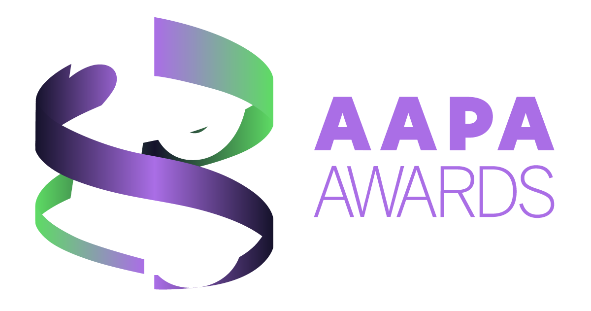2026 AAPA Awards logo light on dark